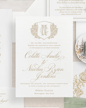 Load image into Gallery viewer, Colette Wedding Invitation Suite