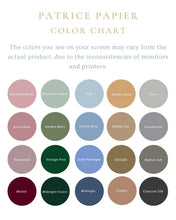 Load image into Gallery viewer, the color chart for the pantone paper color chart