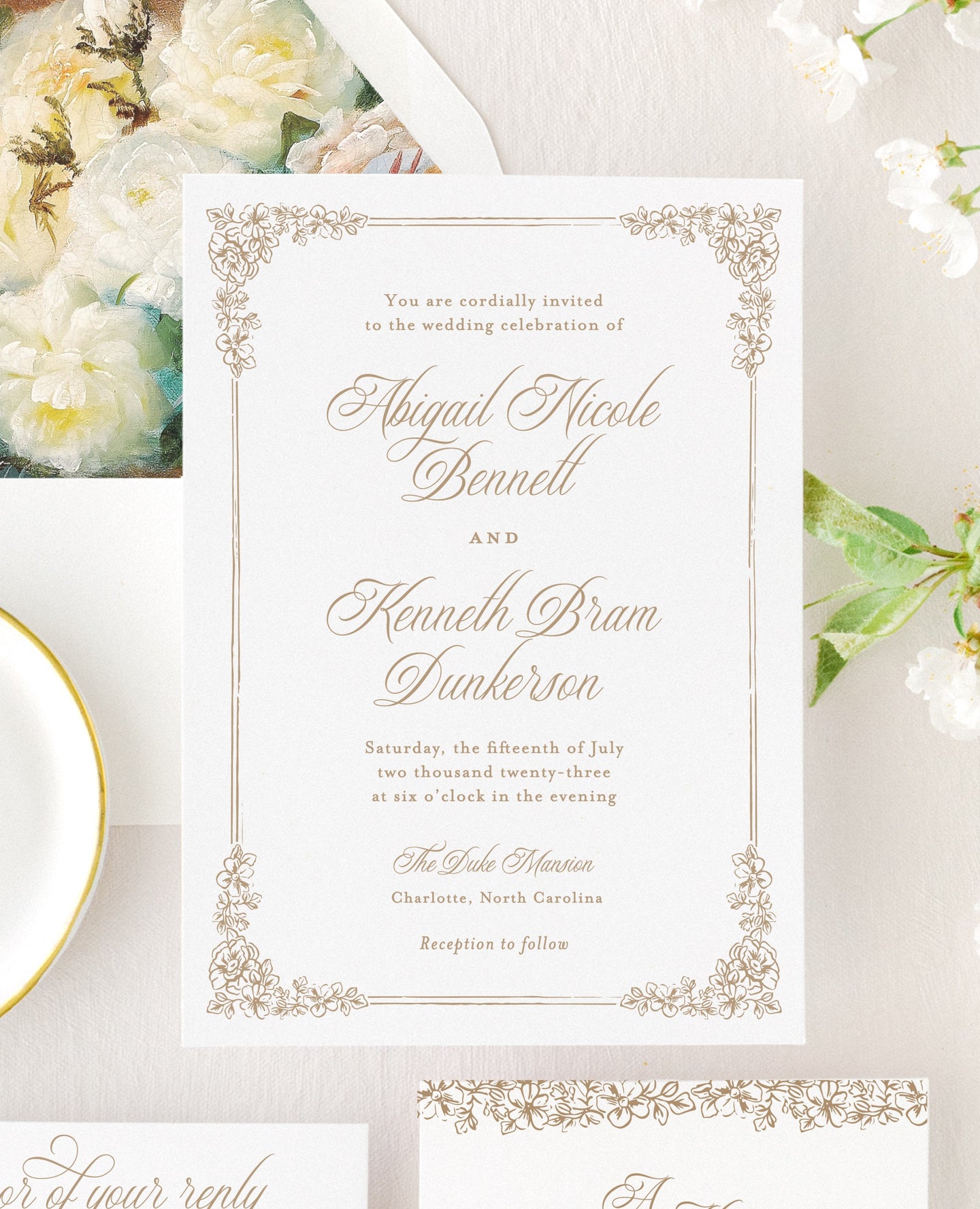 Abigail Wedding Invitation Suite