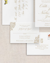 Load image into Gallery viewer, Colette Wedding Invitation Suite