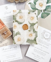 Load image into Gallery viewer, Printed Vellum Invitation Wraps
