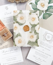 Load image into Gallery viewer, Printed Vellum Invitation Wraps