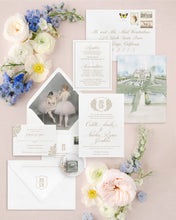 Load image into Gallery viewer, Colette Wedding Invitation Suite