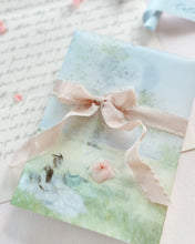 Load image into Gallery viewer, Silk Crepe Ribbon with Frayed Edge