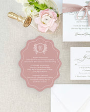 Load image into Gallery viewer, Die-Cut Upgrade | Elegant Shaped Cards for Semi-Custom Suites