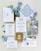 Load image into Gallery viewer, Ariel Wedding Invitation Suite