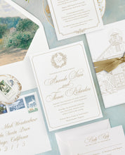 Load image into Gallery viewer, Frances Wedding Invitation Suite