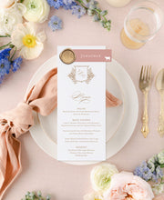 Load image into Gallery viewer, Josephine Menu Cards