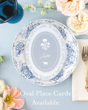 Load image into Gallery viewer, Juliette Oval Menus