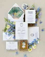Load image into Gallery viewer, Ophelia Wedding Invitation Suite