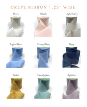Load image into Gallery viewer, Silk Crepe Ribbon with Frayed Edge