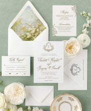 Load image into Gallery viewer, Charlotte Wedding Invitation Suite