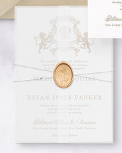 Load image into Gallery viewer, Royal Lion Wedding Invitation Suite
