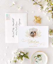 Load image into Gallery viewer, Genevieve thank you cards with photo