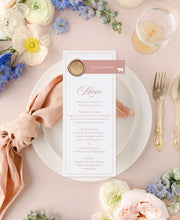 Load image into Gallery viewer, Phoebe Menu Cards