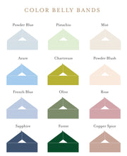 Load image into Gallery viewer, Colored Paper Belly Bands
