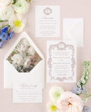 Load image into Gallery viewer, Penelope Wedding Invitation Suite
