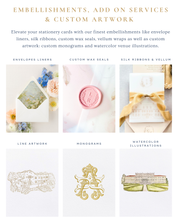 Load image into Gallery viewer, a website design for a wedding stationery company
