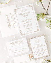 Load image into Gallery viewer, Abigail Wedding Invitation Suite
