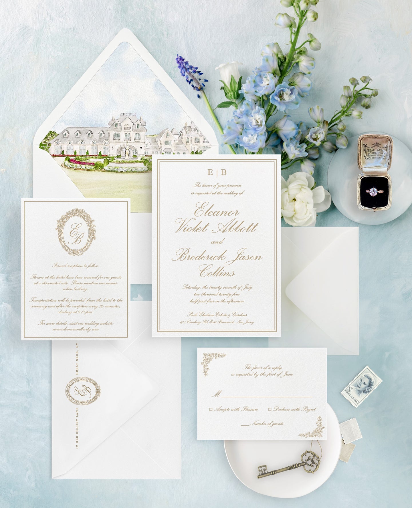 Eleanor Wedding Invitation Suite