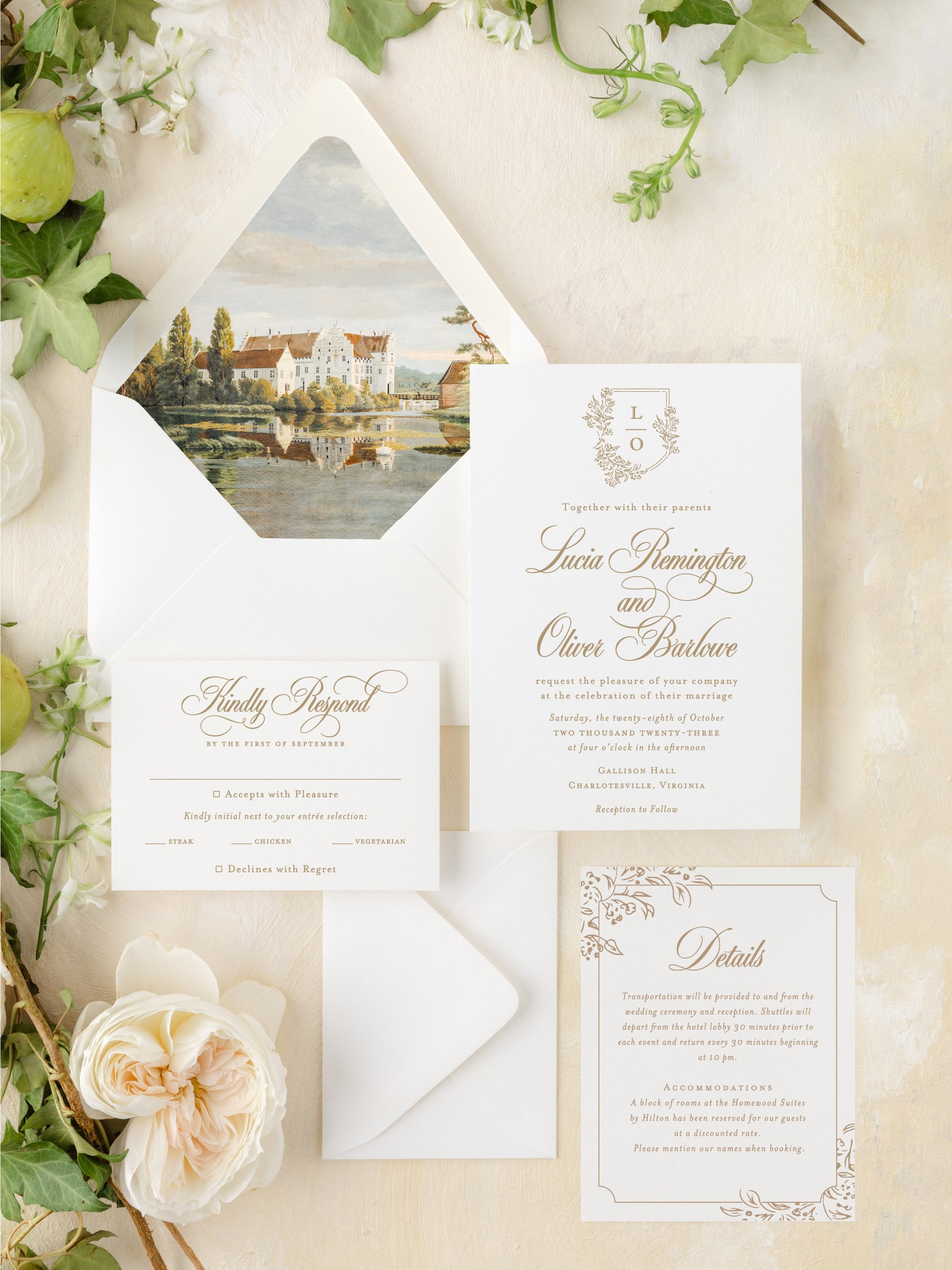 Lucia Wedding Invitation Suite