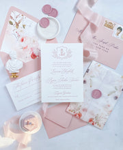 Load image into Gallery viewer, Genevieve Wedding Invitation Suite

