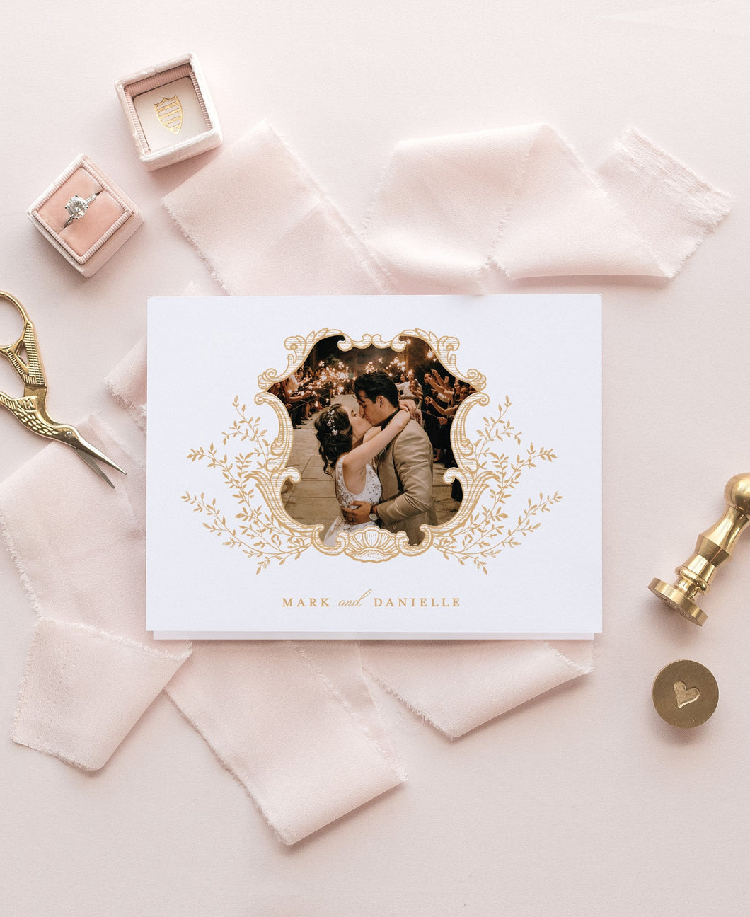 Sylvia thank you cards with photo