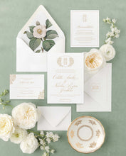 Load image into Gallery viewer, Colette Wedding Invitation Suite
